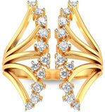 BlueStone Kshitija Yellow Gold Diamond 18 K Ring