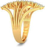 BlueStone Kshitija Yellow Gold Diamond 18 K Ring