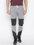 Hubberholme Solid Men's Grey Track Pants