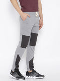 Hubberholme Solid Men's Grey Track Pants