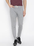 Hubberholme Solid Men's Grey Track Pants