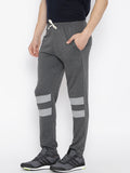 Hubberholme Solid Men's Grey Track Pants