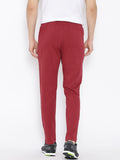 Hubberholme Solid Men's Red Track Pants