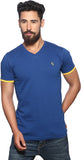 Nucode Solid Men's V-neck T-Shirt