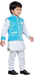 AJ Dezines Boy's Kurta, Waistcoat and Pyjama Set