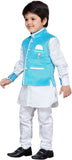 AJ Dezines Boy's Kurta, Waistcoat and Pyjama Set