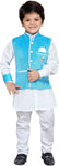 AJ Dezines Boy's Kurta, Waistcoat and Pyjama Set