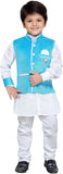 AJ Dezines Boy's Kurta, Waistcoat and Pyjama Set