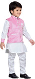 AJ Dezines Boy's Kurta, Waistcoat and Pyjama Set