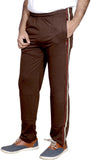 IndiWeaves Solid Men's Blue, Brown Track Pants
