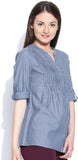 Sbuys Women's Striped Casual Shirt