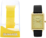 Sonata 7078YL04 Fiber Collection Analog Watch  - For Men