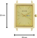 Sonata 7078YL04 Fiber Collection Analog Watch  - For Men