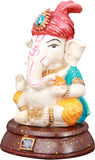 Adaa Pagdi Ganesh in Yellow Dhoti Showpiece  -  6.8580000000000005 cm