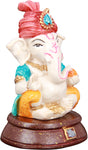 Adaa Pagdi Ganesh in Yellow Dhoti Showpiece  -  6.8580000000000005 cm