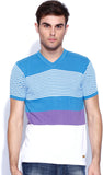 Numero Uno Striped Men's V-neck T-Shirt
