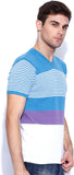 Numero Uno Striped Men's V-neck T-Shirt