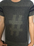 ARMOIRE Printed Boy's Round Neck Grey T-Shirt