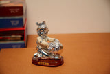 Jaipur Crafts Premium Collection Silver Lord Krishna With Makhan Matki Showpiece  -  13.97 cm
