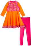 Lil'Posh Baby Girl's Kurta and Churidar Set