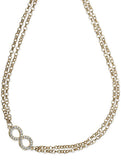 Fayon Silver Infinity Alloy Necklace
