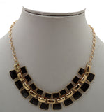 Gia Yellow Gold Plated Metal Necklace
