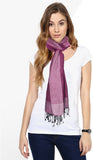 Indistar Self Design Viscose Women's Stole