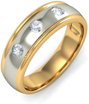 BlueStone The Divine Union for Him Yellow Gold Diamond 18 K Ring