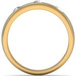 BlueStone The Divine Union for Him Yellow Gold Diamond 18 K Ring