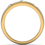 BlueStone The Divine Union for Him Yellow Gold Diamond 18 K Ring
