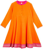 Lil'Posh Baby Girl's Kurta and Churidar Set