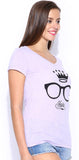 Fox Printed Women's V-neck T-Shirt