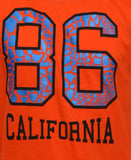 Crux&Hunter Printed Boy's Round Neck Orange T-Shirt