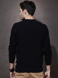 Roadster Solid Round Neck Casual Men's Sweater