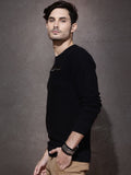 Roadster Solid Round Neck Casual Men's Sweater