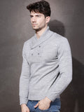 Roadster Solid Turtle Neck Casual Men's Sweater