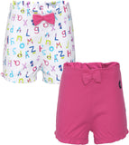 FS Mini Klub Printed Baby Girl's Basic Shorts
