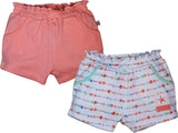 FS Mini Klub Printed Baby Girl's Basic Shorts