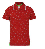 Fs Mini Klub Printed Baby Boy's Polo Neck T-Shirt