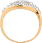 Voylla Precious Plain Yellow Gold Diamond Yellow Gold 14 K Ring