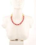 Voylla Artifictial Beaded Plain Yellow Gold Plated Alloy Necklace