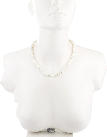Voylla Artifictial Beaded Plain Pearl Alloy Necklace