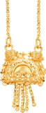 Voylla Artifictial Textured Yellow Gold Plated Alloy Necklace