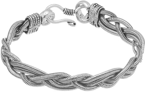 Voylla Alloy Silver Bracelet