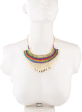 Voylla Artifictial Classic Plain Yellow Gold Plated Alloy Necklace