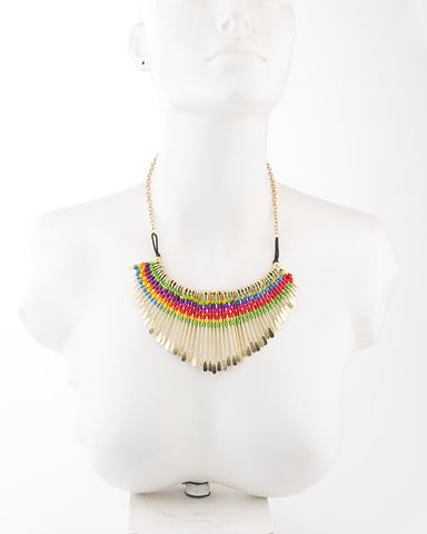 Voylla Artifictial Classic Plain Yellow Gold Plated Alloy Necklace
