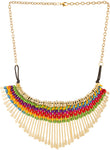 Voylla Artifictial Classic Plain Yellow Gold Plated Alloy Necklace