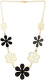 Voylla Artifictial Jali Enamel Alloy Necklace