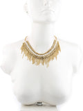 Voylla Artifictial Beaded Plain Pearl Yellow Gold Plated Alloy Necklace