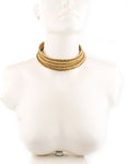 Voylla Artifictial Beaded Plain Yellow Gold Plated Alloy Necklace